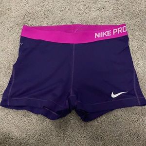 Purple Nike Pro’s